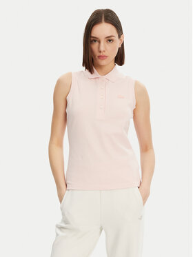 Lacoste Lacoste Polo PF5445 Różowy Slim Fit
