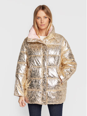 PINKO PINKO Winterjacke Brunella 1G17Z5 A03G Goldfarben Relaxed Fit