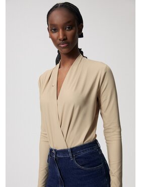 BIZUU BIZUU Body LOMMA Beżowy Standard Fit