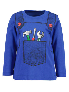 Blue Seven Blue Seven Bluzka 977629 X Niebieski Regular Fit