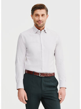 Pako Lorente Pako Lorente Koszula P25SF-1X-006 Szary Slim Fit