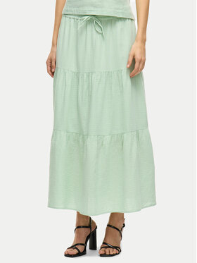 Vila Vila Maxi szoknya Lania 14105428 Zöld Regular Fit