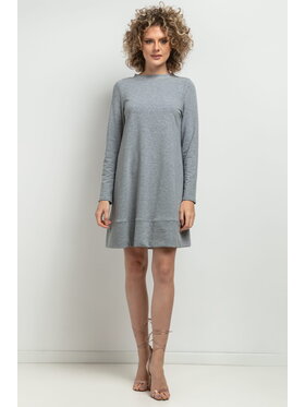 Tessita Tessita Sukienka codzienna MMM36 Szary Relaxed Fit