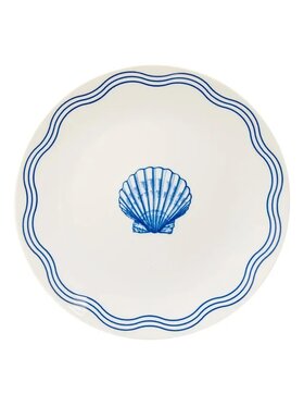 MIAhome MIAhome Komplet talerzy 6 szt. porcelanowych deserowych Oceania 19 cm Biały