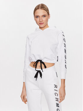 John Richmond John Richmond Majica dugih rukava UWP23046FE Bijela Modern Fit