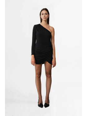 ROSE AVENUE ROSE AVENUE Sukienka dzianinowa JUDY Czarny Slim Fit