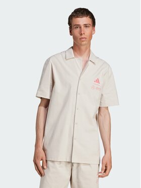 adidas adidas Koszula AMG Petronas Formula One Team Summer Beżowy Loose Fit