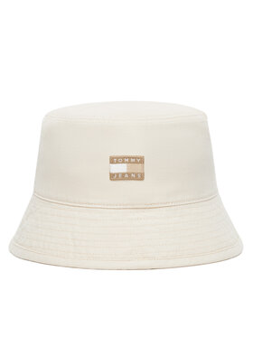 Tommy Jeans Tommy Jeans Skrybėlė Heritage Bucket AW0AW17581 Smėlio