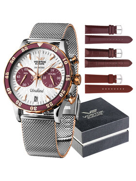 Vostok Europe Vostok Europe Zegarek VK64-515E567B Srebrny