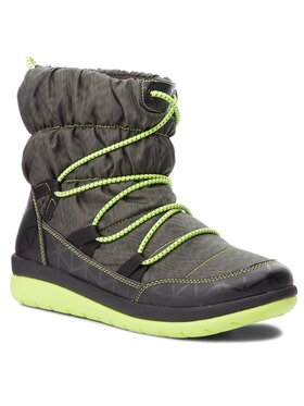 Clarks Clarks Členková obuv Cabrini Alp 261379214 Zelená