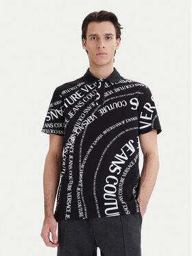 Versace Jeans Couture Versace Jeans Couture Pólóing 80GAG6R0 JS556 Fekete Regular Fit
