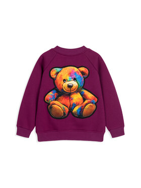 Bejbi Story Bejbi Story Bluza bomberka Rainbow Teddy Fioletowy Active Fit