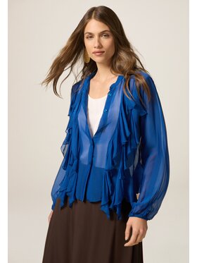 Oltre Oltre Camicia 5127R003037N024 Blu Regular Fit