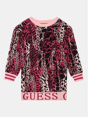 Guess Guess Rochie tricotată J3BK04 Z3AH0 Roz Regular Fit