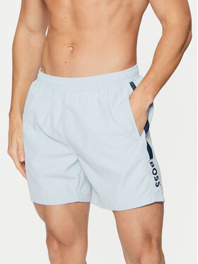 BOSS BOSS Pantaloni scurți pentru înot Dolphin 50508798 Albastru celest Regular Fit