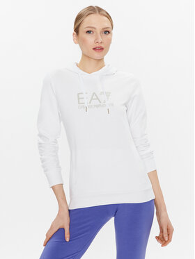 EA7 Emporio Armani EA7 Emporio Armani Sweatshirt 8NTM36 TJCQZ 0101 Weiß Regular Fit