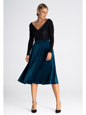FIGL FIGL Sukňa M964 Modrá Regular Fit