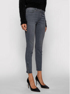 BOSS Boss Jeansy Skinny Fit Crop 2.0 Street 50441191 Szary Skinny Fit