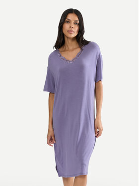 Triumph Triumph Nočna srajca Timeless Sensuality 10222628 Vijolična Relaxed Fit