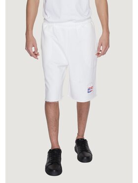 Underclub Underclub Kąpielówki 24EUC80082 Biały Bermuda Fit