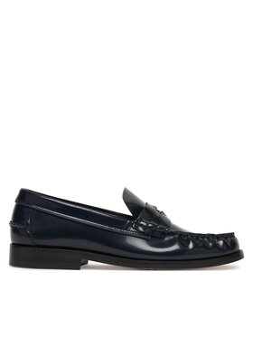 Tommy Hilfiger Tommy Hilfiger Mokasyny Hilfiger Penny Abrasivato FW0FW09323 Granatowy