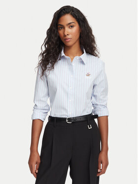 Beverly Hills Polo Club Beverly Hills Polo Club Košeľa P-SS26W-SH0005 Modrá Regular Fit