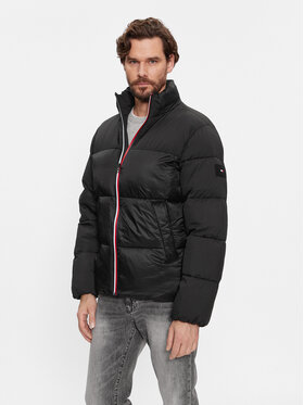 Tommy Hilfiger Tommy Hilfiger Winterjacke Tech Stand Collar MW0MW27586 Schwarz Regular Fit