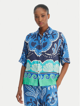 Banana Moon Banana Moon Hemd Hattie Clearive MYY56 Himmelblau Regular Fit