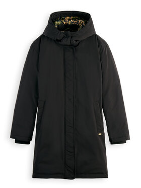 Scotch & Soda Scotch & Soda Пухено яке 168756 Черен Regular Fit