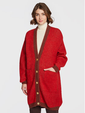 American Vintage American Vintage Cardigan Vitow VITO19BH22 Roșu Relaxed Fit