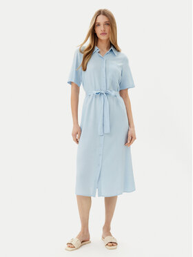 Pieces Pieces Hemdkleid Pia 17152063 Blau Regular Fit