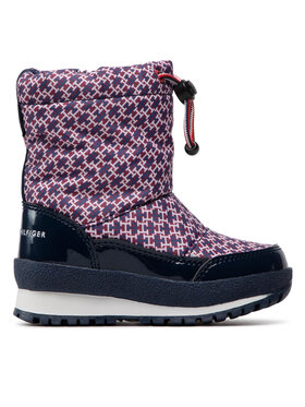 Tommy Hilfiger Tommy Hilfiger Śniegowce Snow Boot T3A5-32435-1486 M Bordowy