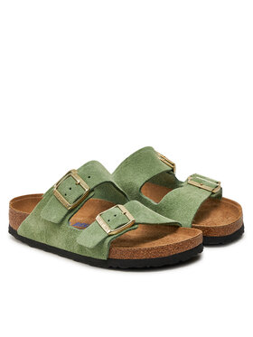 Birkenstock Natikači Arizona Sfb Leve 1027962 Zelena