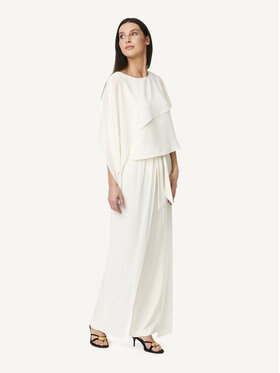 KMX KMX Bluzka 504110009 Écru Loose Fit