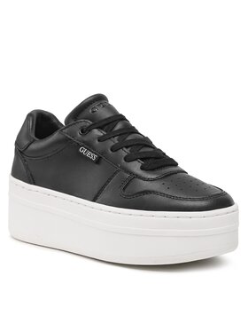 Guess Guess Sneakersy Lifet FL6LIF LEA12 Czarny