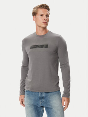 EA7 Emporio Armani EA7 Emporio Armani Longsleeve 7M002417 AF10373 M8011 Czarny Slim Fit