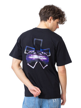 Kamuflage Kamuflage T-Shirt V12 Czarny Oversize