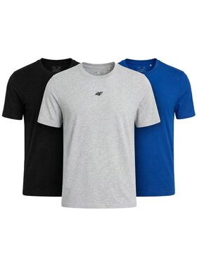 4F 4F T-Shirt Z-TTSHM3947-3-N Biały Regular Fit