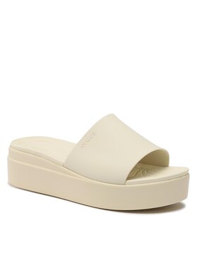 Crocs Crocs Natikači Crocs Brooklyn Slide 208728 Bež