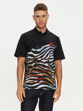 Just Cavalli Just Cavalli Поло 76OAG6R1 Чорний Regular Fit