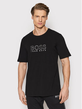 Boss Boss Tricou Urban 50463515 Negru Regular Fit