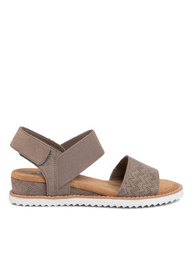 Skechers Skechers Sandały BOBS Desert Kiss 31440/TPE Brązowy
