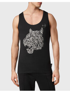 Plein Sport Plein Sport Tank top 1253 Černá Regular Fit