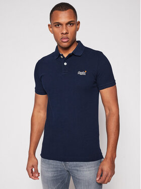 Superdry Superdry Polo majica Classic Pique M1110031A Mornarsko modra Regular Fit