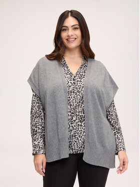 Fiorella Rubino Fiorella Rubino Sweter M387E102468N013 Szary Regular Fit