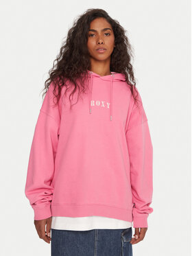 Roxy Roxy Mikina Lineup ERJFT05016 Růžová Oversize