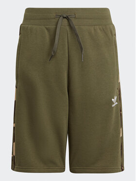 adidas adidas Спортивні шорти Camo Shorts IC5146 Зелений Regular Fit