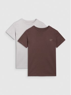 4F 4F Tričko 4FJRAW25TTSHU3157-90S Farebná Regular Fit