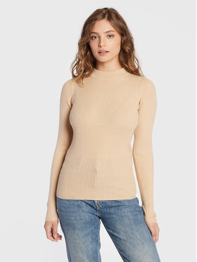 Brave Soul Brave Soul Sveter LK-248RIGBYI Béžová Slim Fit