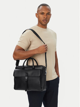 Calvin Klein Calvin Klein Laptoptáska Emblem Hw Commuter LV04D3504G Fekete
